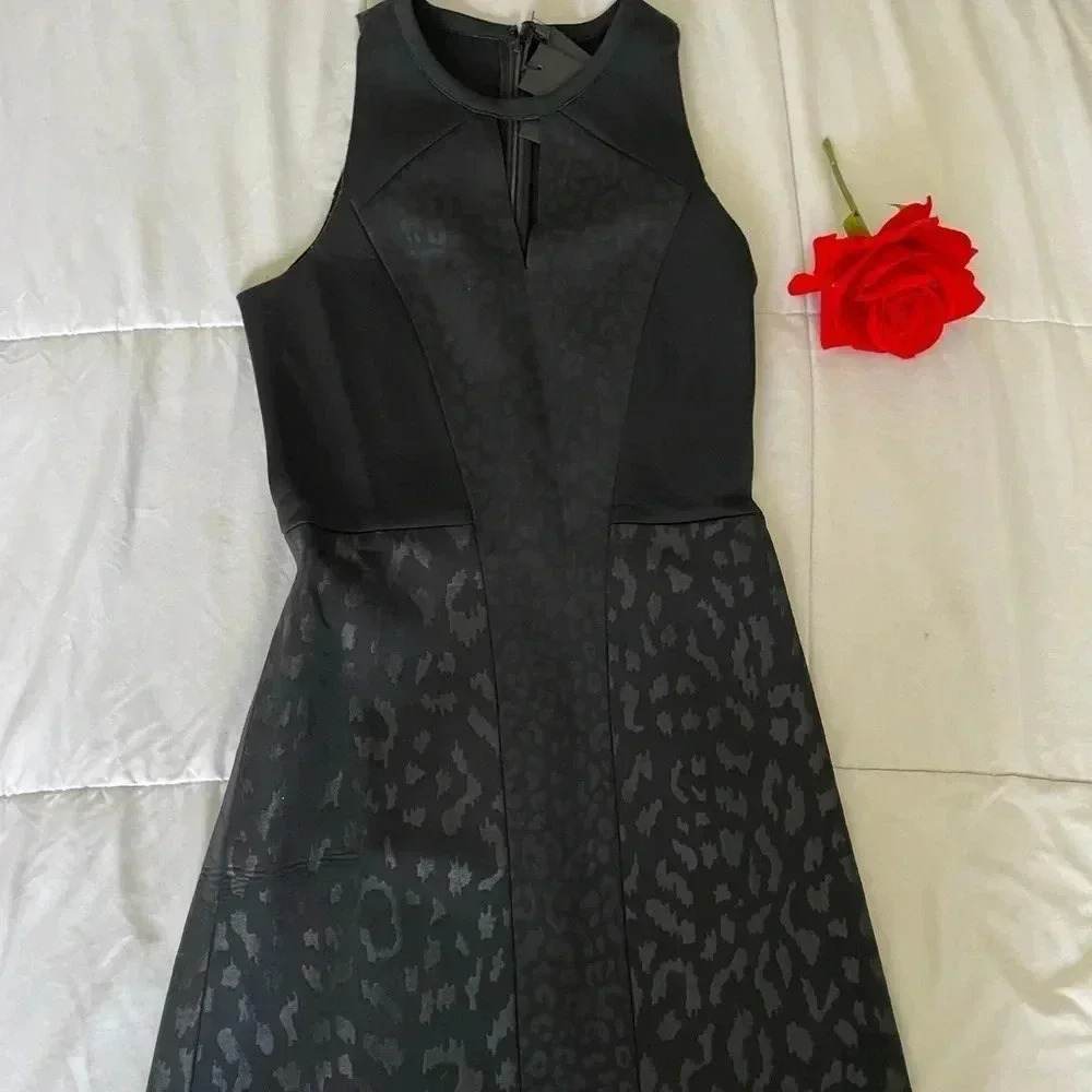 Maje leopard mini dress